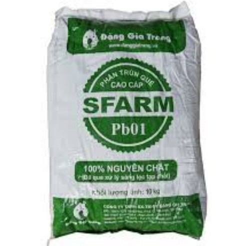 Phân Trùn Quế Nguyên Chất Cao Cấp Sfarm 10Kg