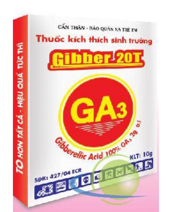 GA3 kíchthích sinh trưởng Gibber 20TB (viên 10g)