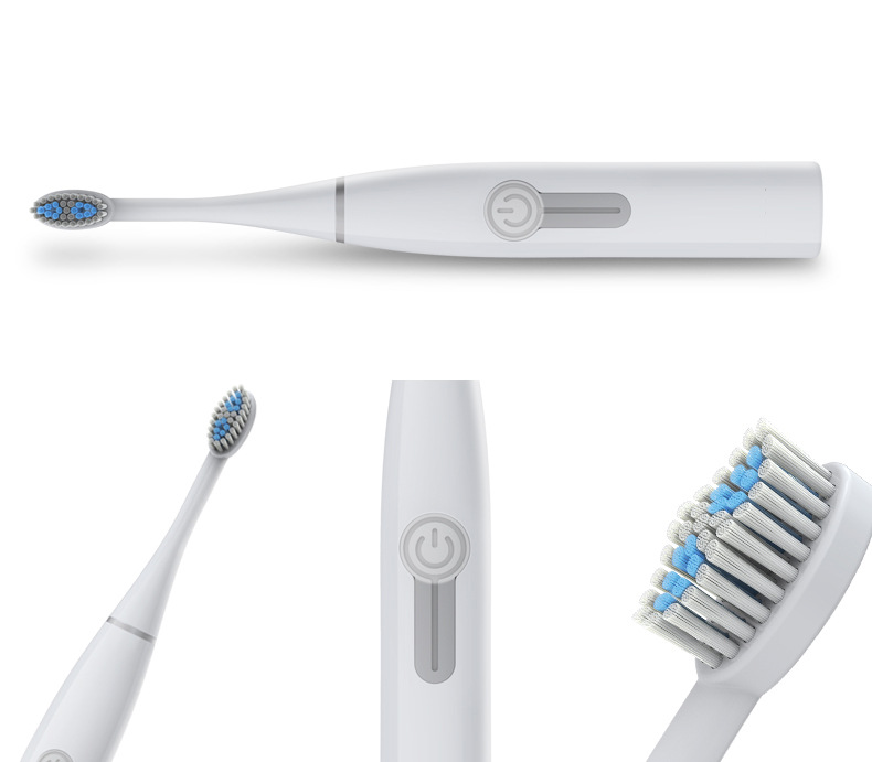 Bộ bàn chải đánh răng Worms 2 đầu thay thế, bàn chải răng massage Toothbrush, bàn chải điện thông minh tự động rung, bàn chải răng nam nữ