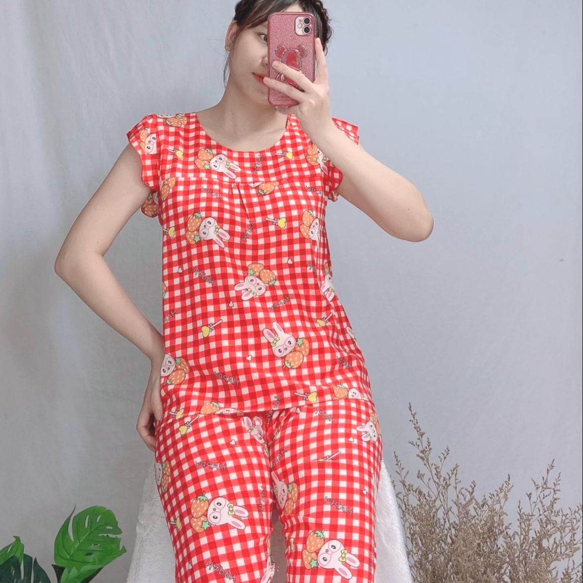 Set đồ nữ Lửng tay cánh tiên Freesize 38-52kg