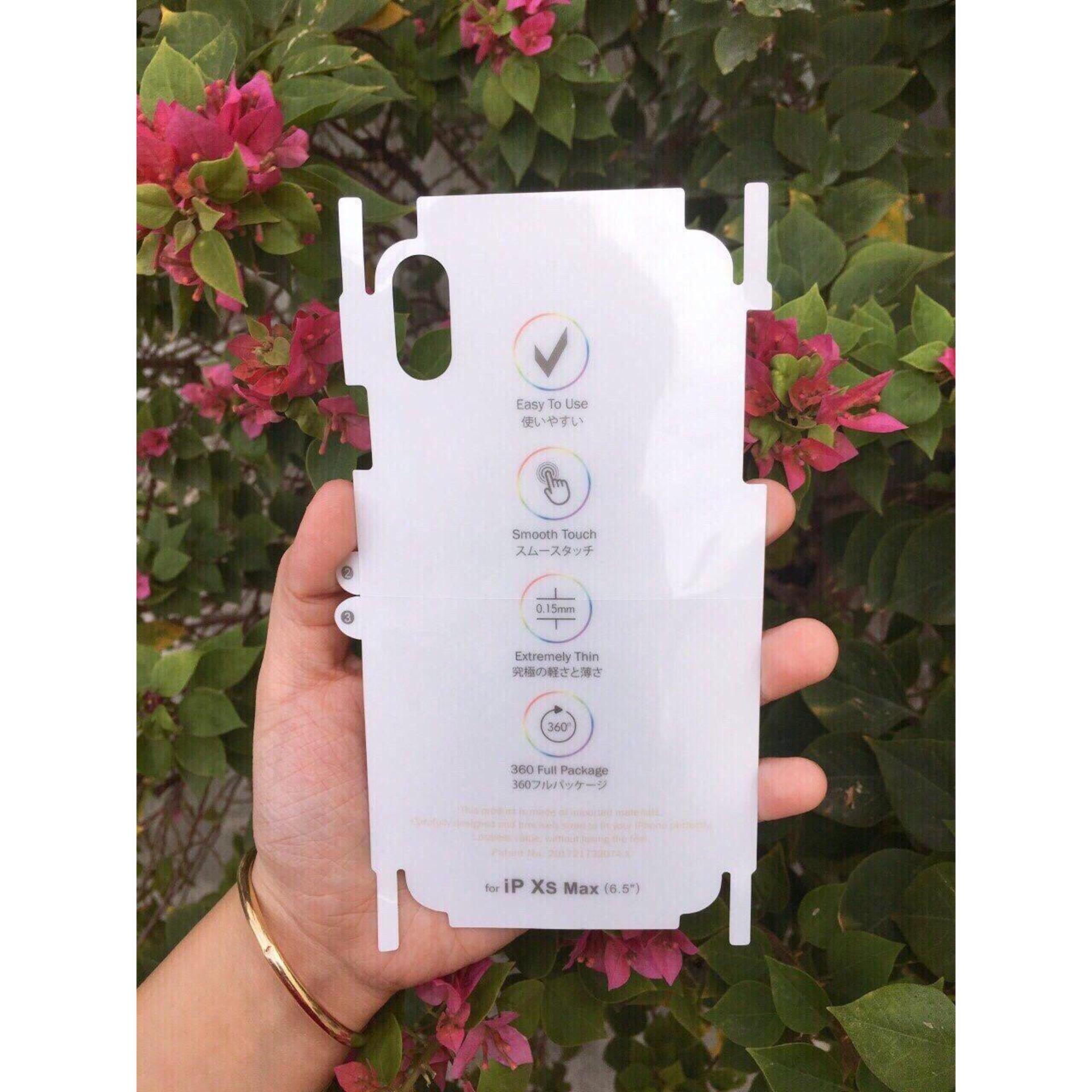 Miếng dán Film PPF cho iPhone XS Max (Full viền mặt sau)