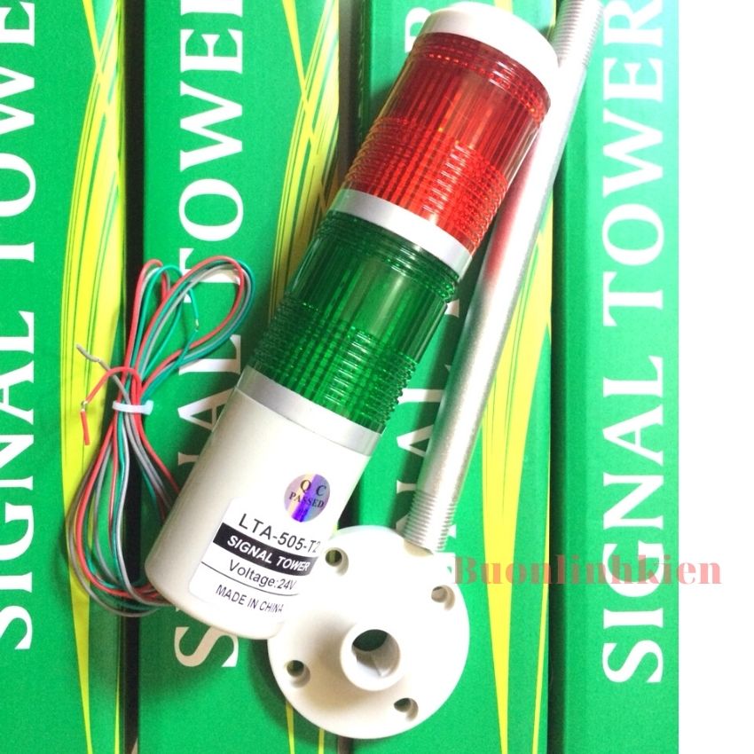 Đèn tháp 2 tầng 24V không còi LTA-505-T2