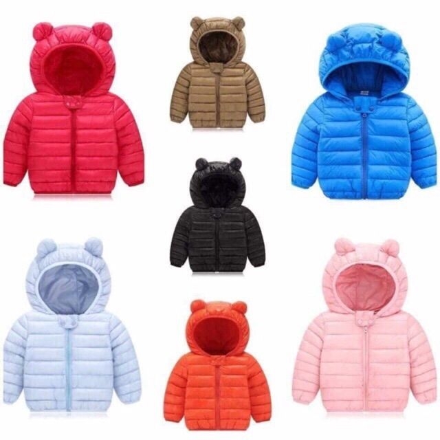 Áo phao tai gấu (Made in Việt Nam) cho bé