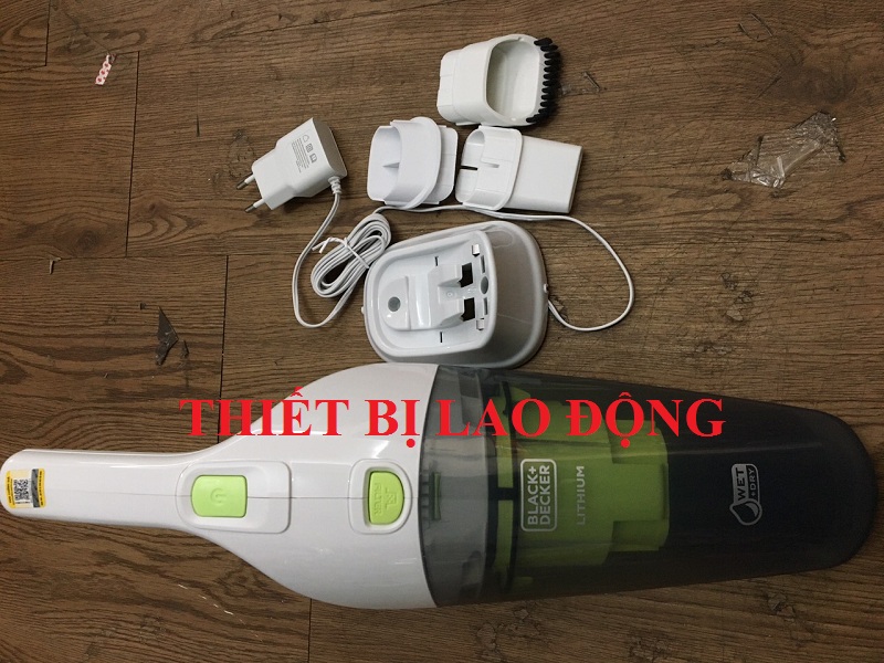 7.2v máy hút bụi black+decker dùng pin li-ion cầm tay wd7201g-b1