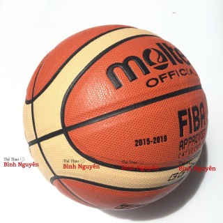 Bóng rổ Molten FIBA GG7X size 7 da PU chơi indoor outdoor TẶNG kim bơm + thumbnail