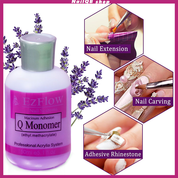 Lưu huỳnh tím đắp móng, vẽ bông nổi cho nail