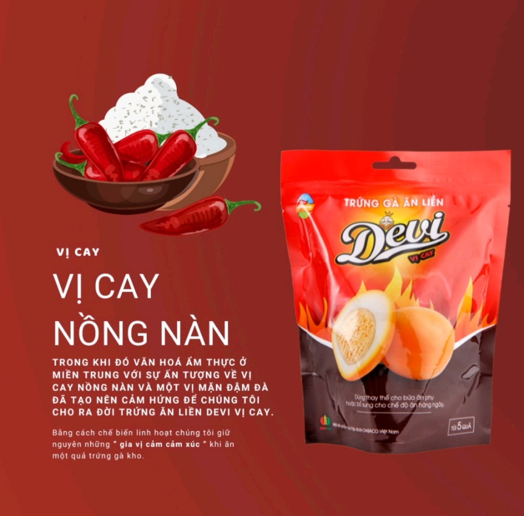 Túi 10 quả Trứng gà ăn liền Devi Dabaco (Ăn vặt, bữa sáng, bữa phụ)