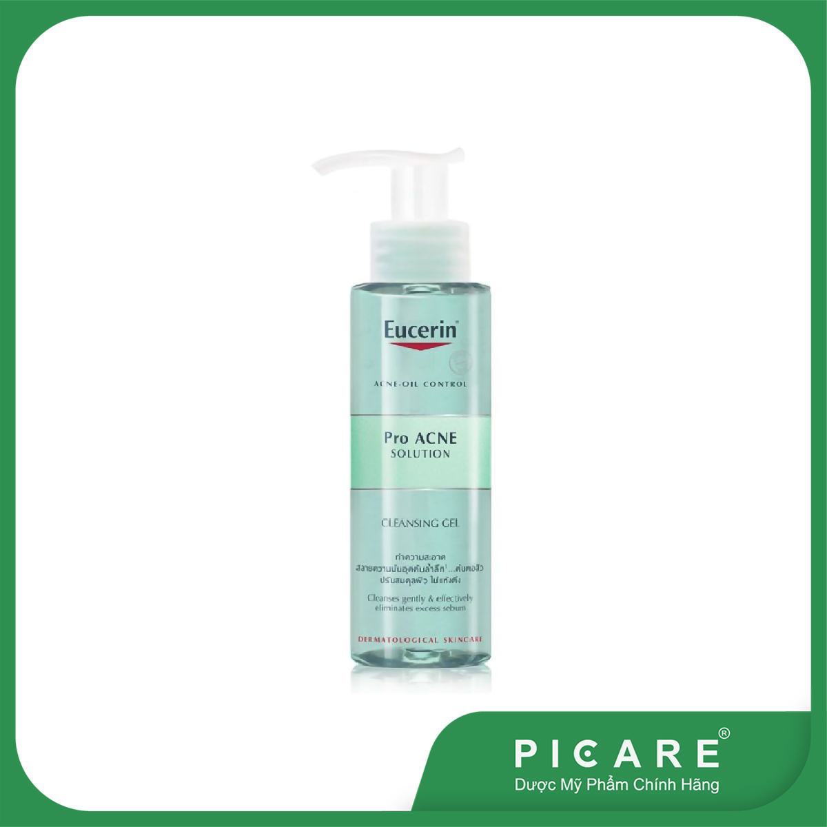 [GIẢM 20K ĐƠN 399K] Eucerin Gel Rửa Mặt Dành Cho Da Nhờn Mụn Proacne Cleasing 200ml