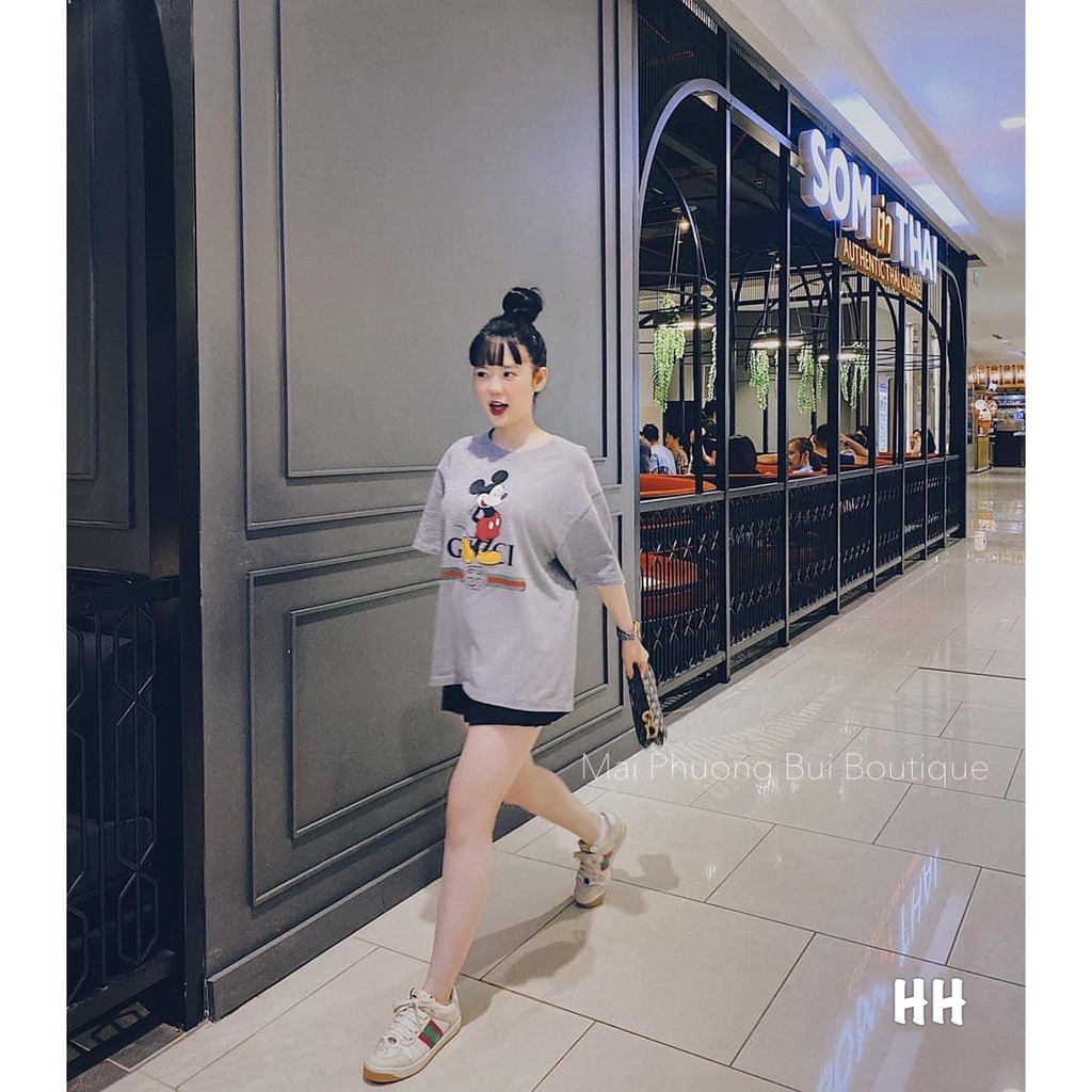 Sét áo chuột Gc + quần legging lửng HARI