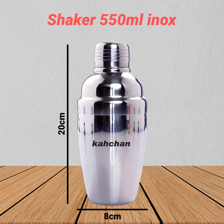 Shaker inox 550ml  kahchan