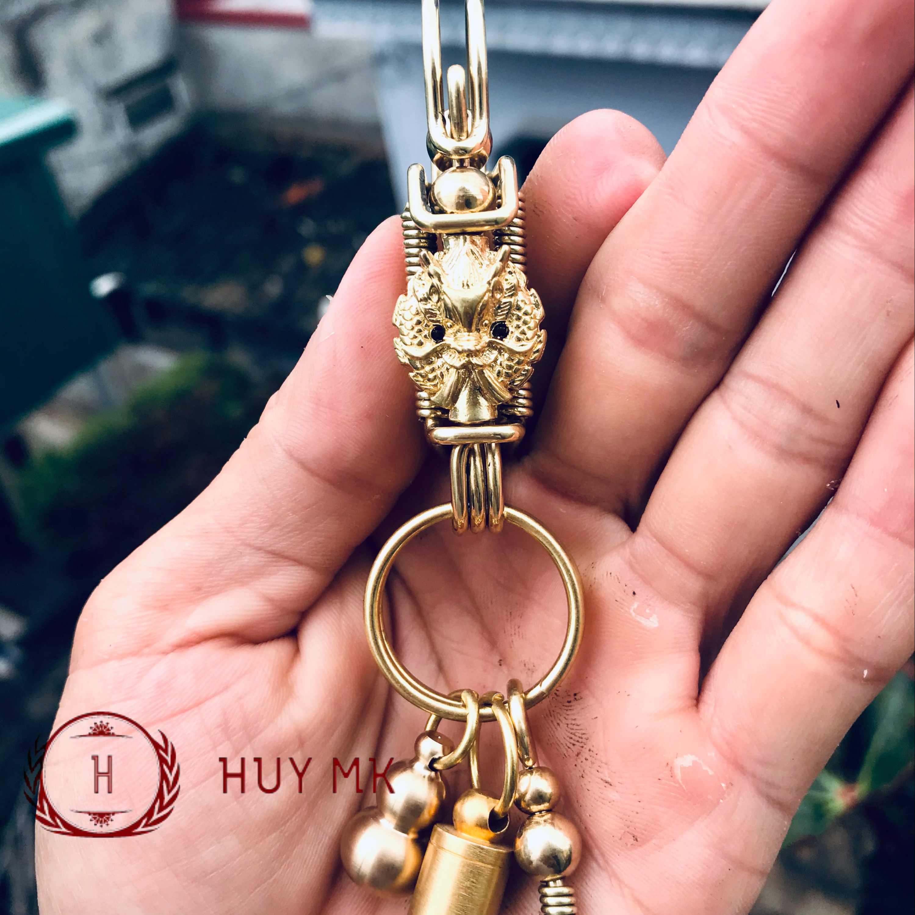 Combo móc khoá rồng vàng
