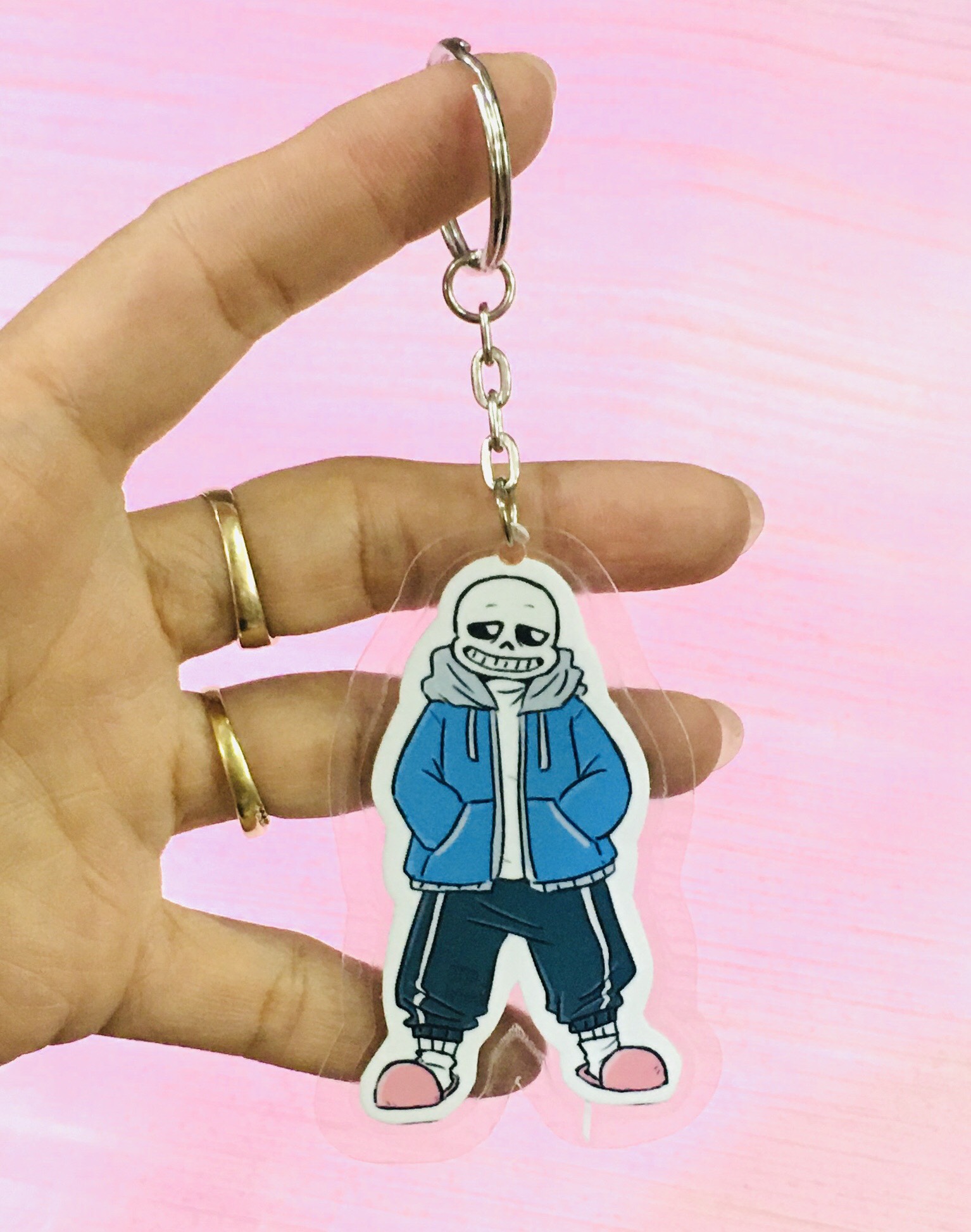 Set 3-5 Móc khóa cắt tỉa Sans Undertale khác nhau
