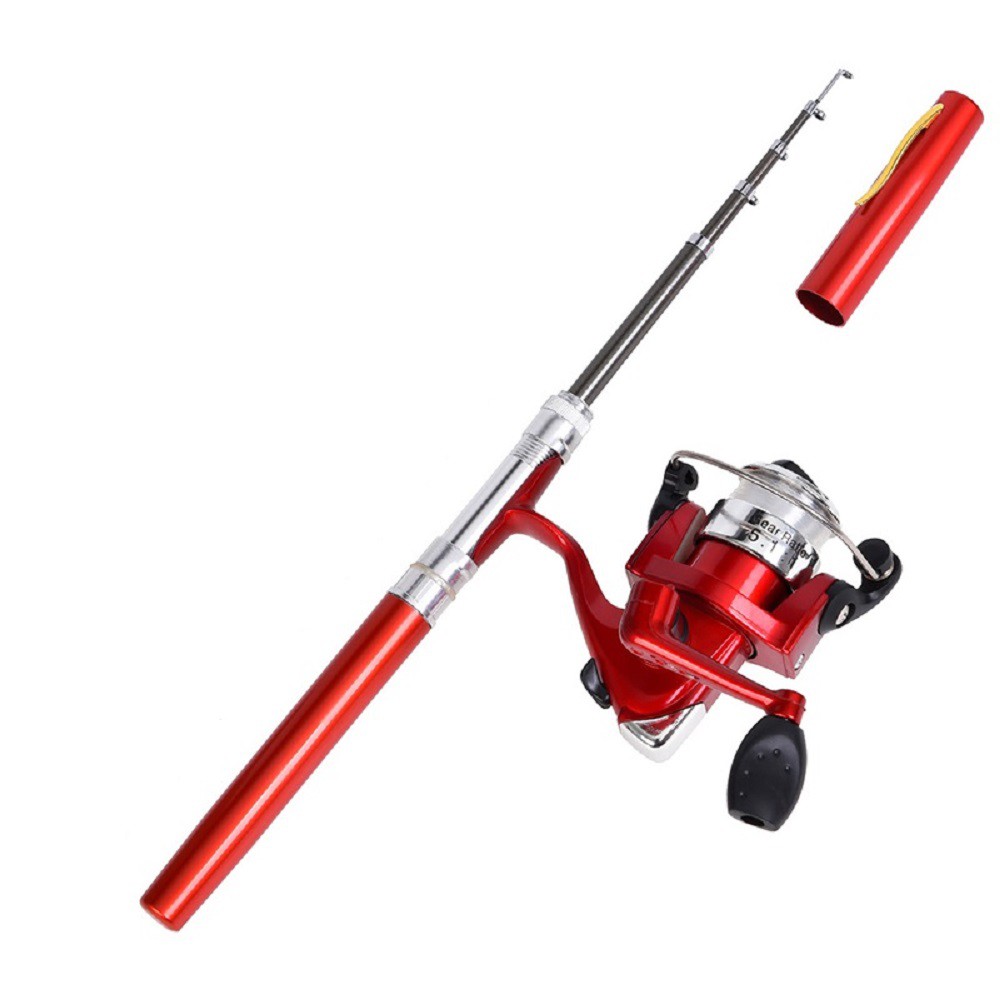 Cần Câu Bút Mini dài 1m , máy đứng  - Minh Phú