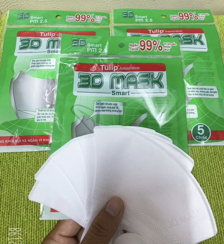 Giá bán Khẩu trang Y Tế 3D Mask Việt Nhật (5 cái/túi)
