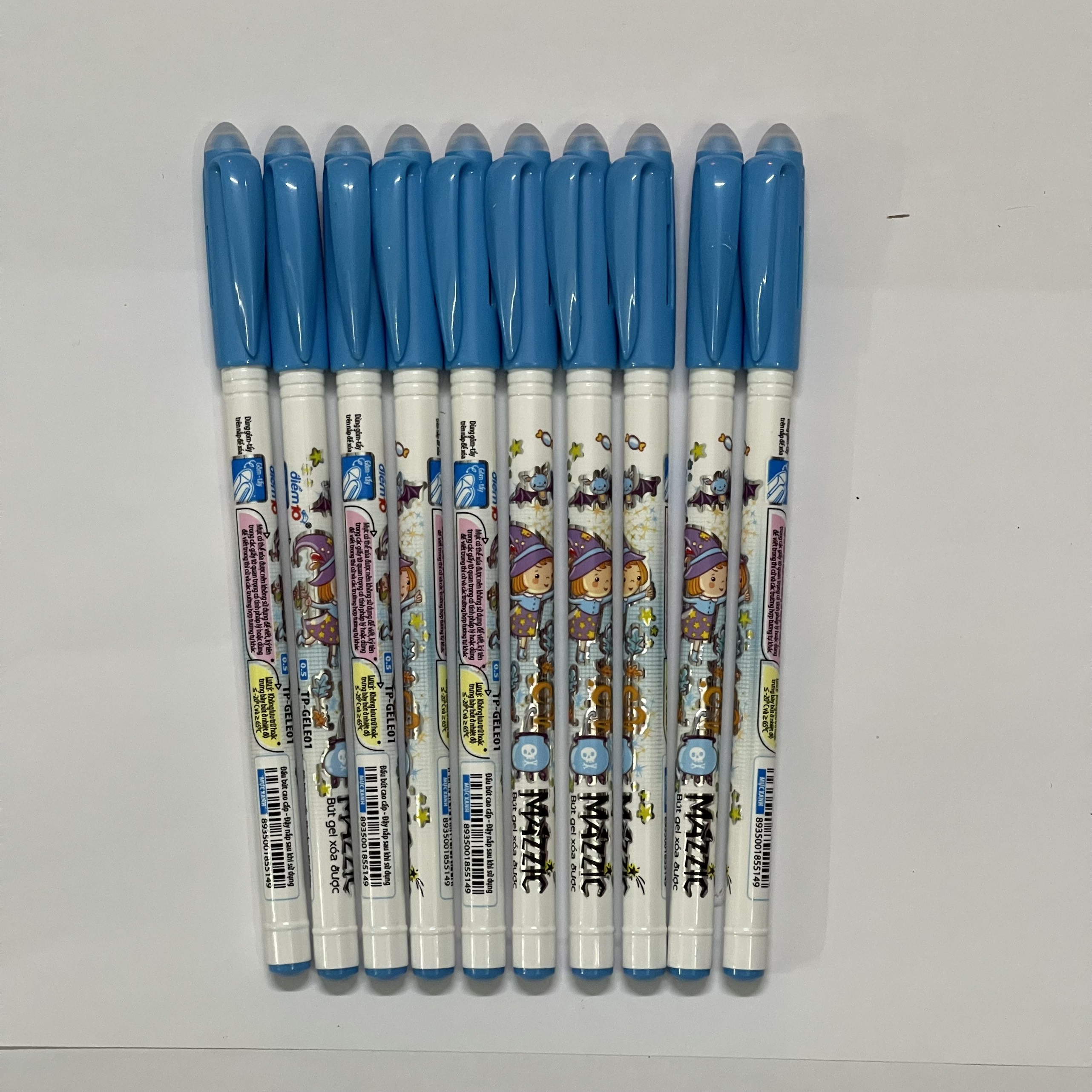 BÚT GEL XOÁ ĐƯỢC MAZZIC (xanh, tím)