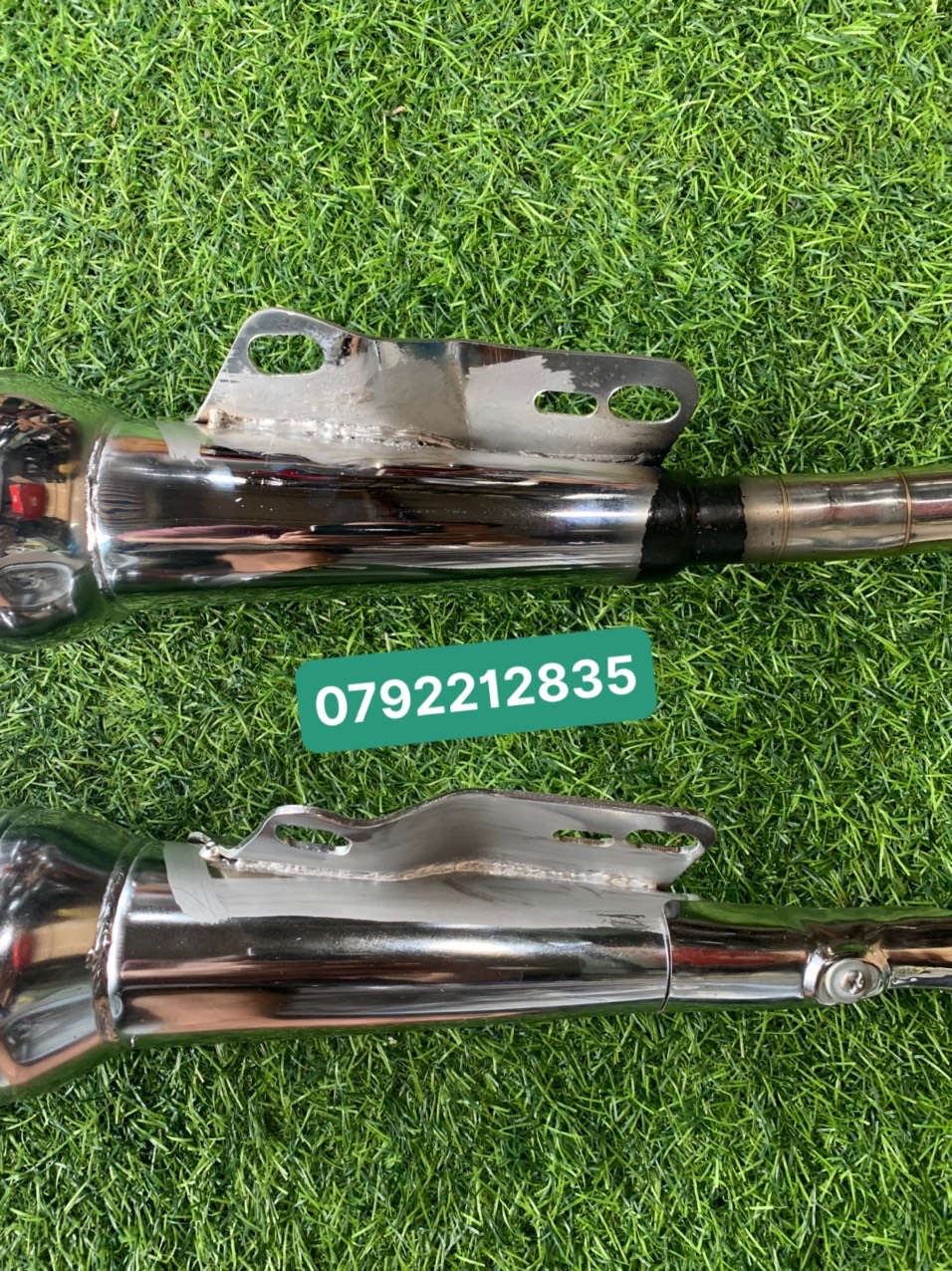 PÔ WAVE 110 MÓC HƠI ĐÁY ĐEN CỔ INOX