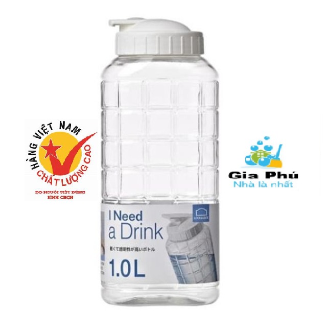[HCM]Bình đựng nước cao cấp Lock & Lock 1L