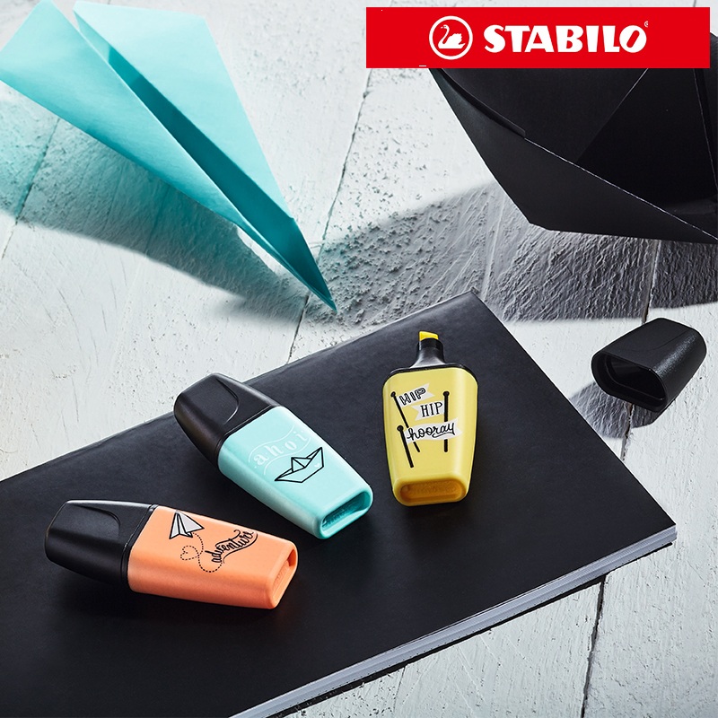 Bộ 6 bút đánh dấu highlight Stabilo pastel