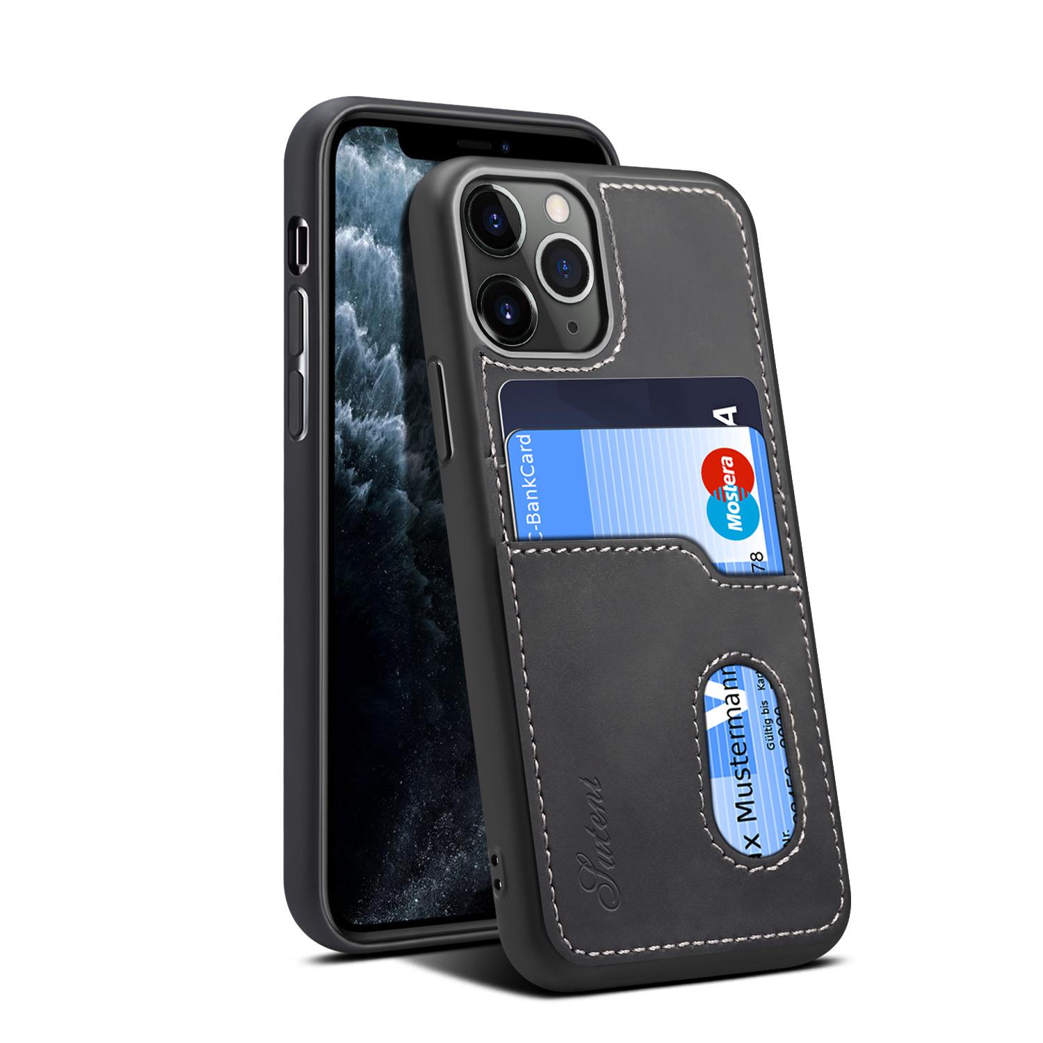 Ốp lưng da cao cấp và đựng thẻ cho iPhone 11/  iPhone 11Pro/ iPhone 11 Pro Max