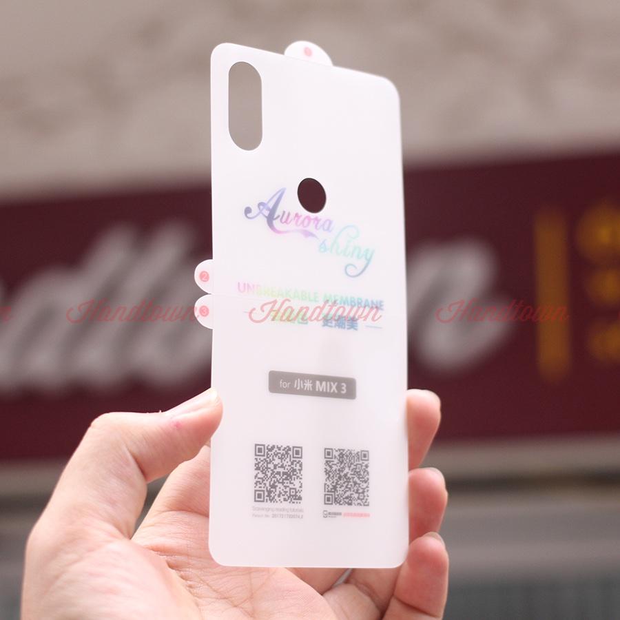Miếng Dán Mặt Lưng PPF Dành Cho Xiaomi Mi Mix 3 Cầu Vồng