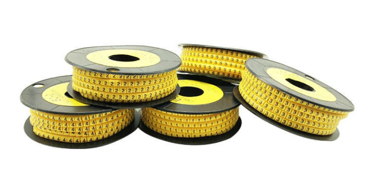 Vòng đánh số dây điện - dây mạng (10 cuộn từ 0-9)