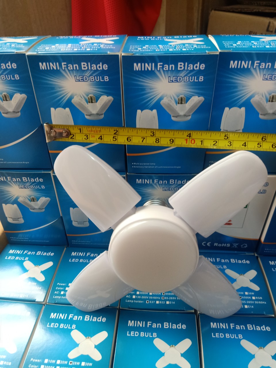 Bóng đèn led 4 cánh mini siêu sáng - bảo hành 1 năm