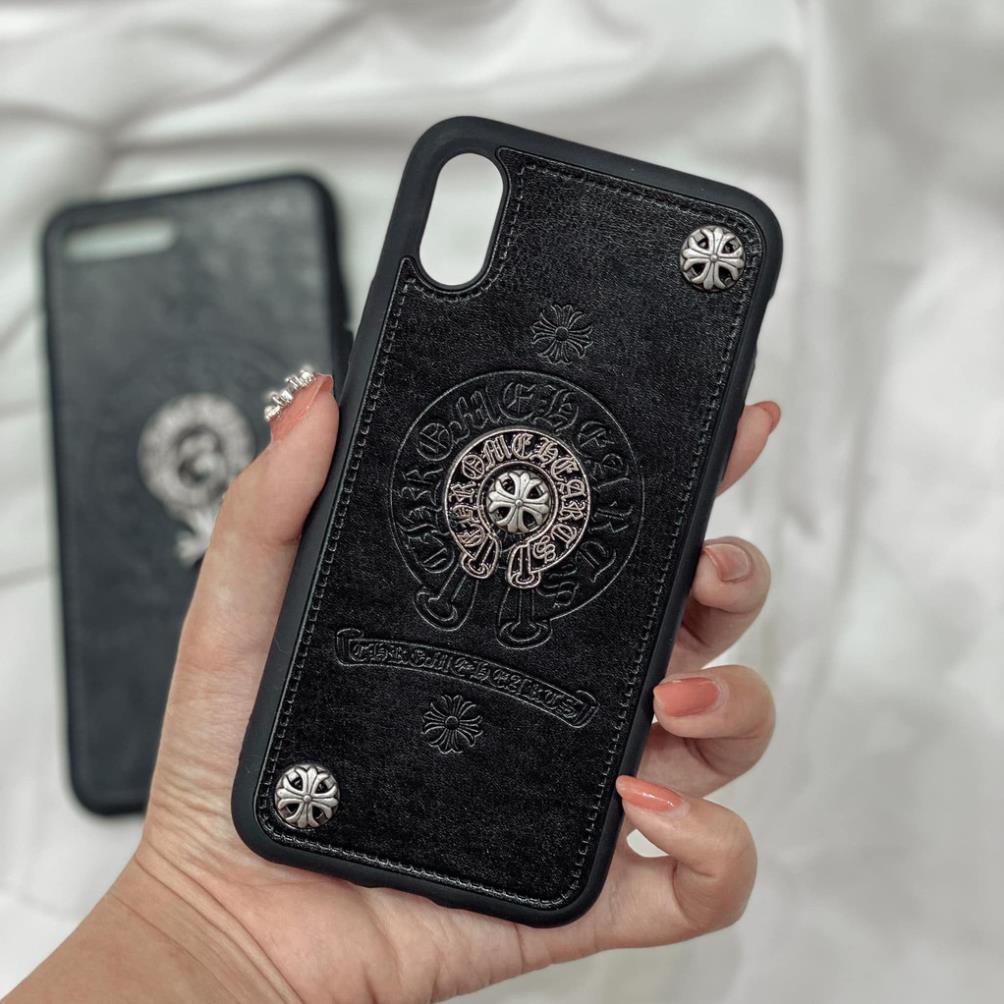 Ốp Lưng iPhone - Ốp iPhone Da Chrome Hearts