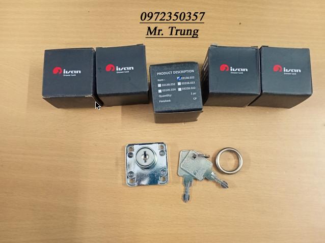 [HCM]Khóa tủ IVAN 03138.022 CP crom bóng