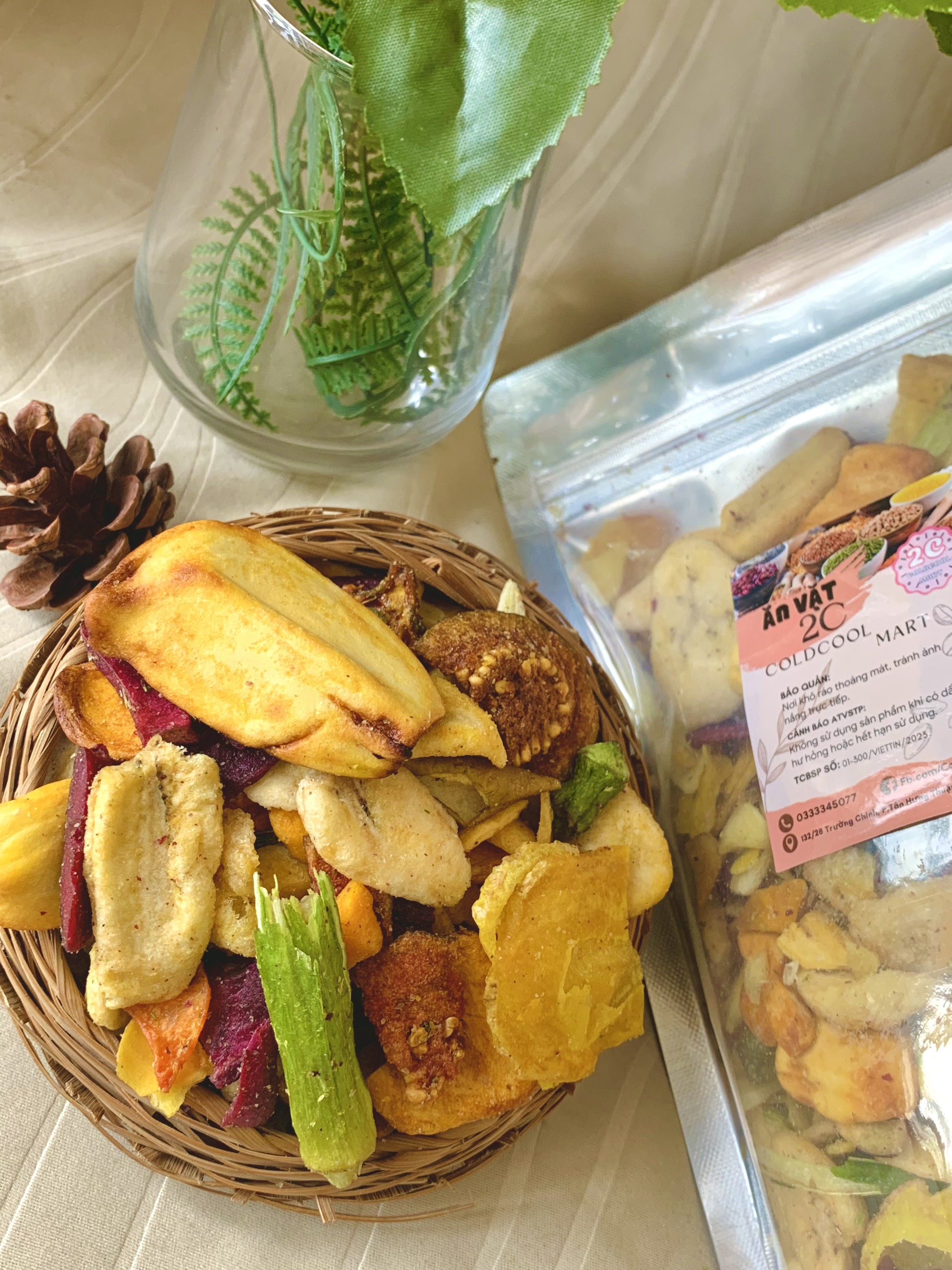 Trái Cây Sấy Thập Cẩm Vụn 500g 2c Mart