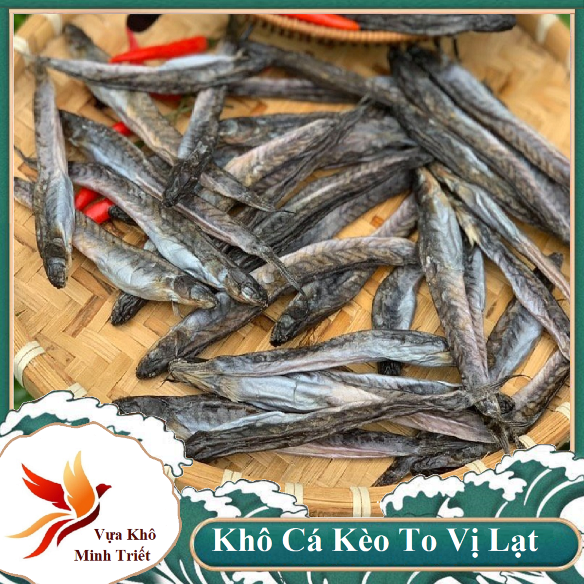 Khô Cá Kèo Loại 1-Khô cá kèo to, vừa ăn, dễ chế biến VỰA KHÔ MINH TRIẾT