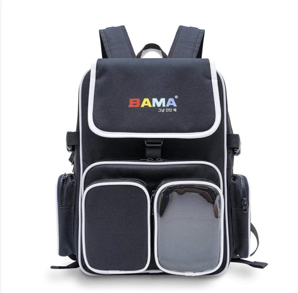 Balo đi học bama basic backpack 4.4 - balo bama đi học dành cho nam nữ, vải dày dặn, bền đẹp giá rẻ,thời trang