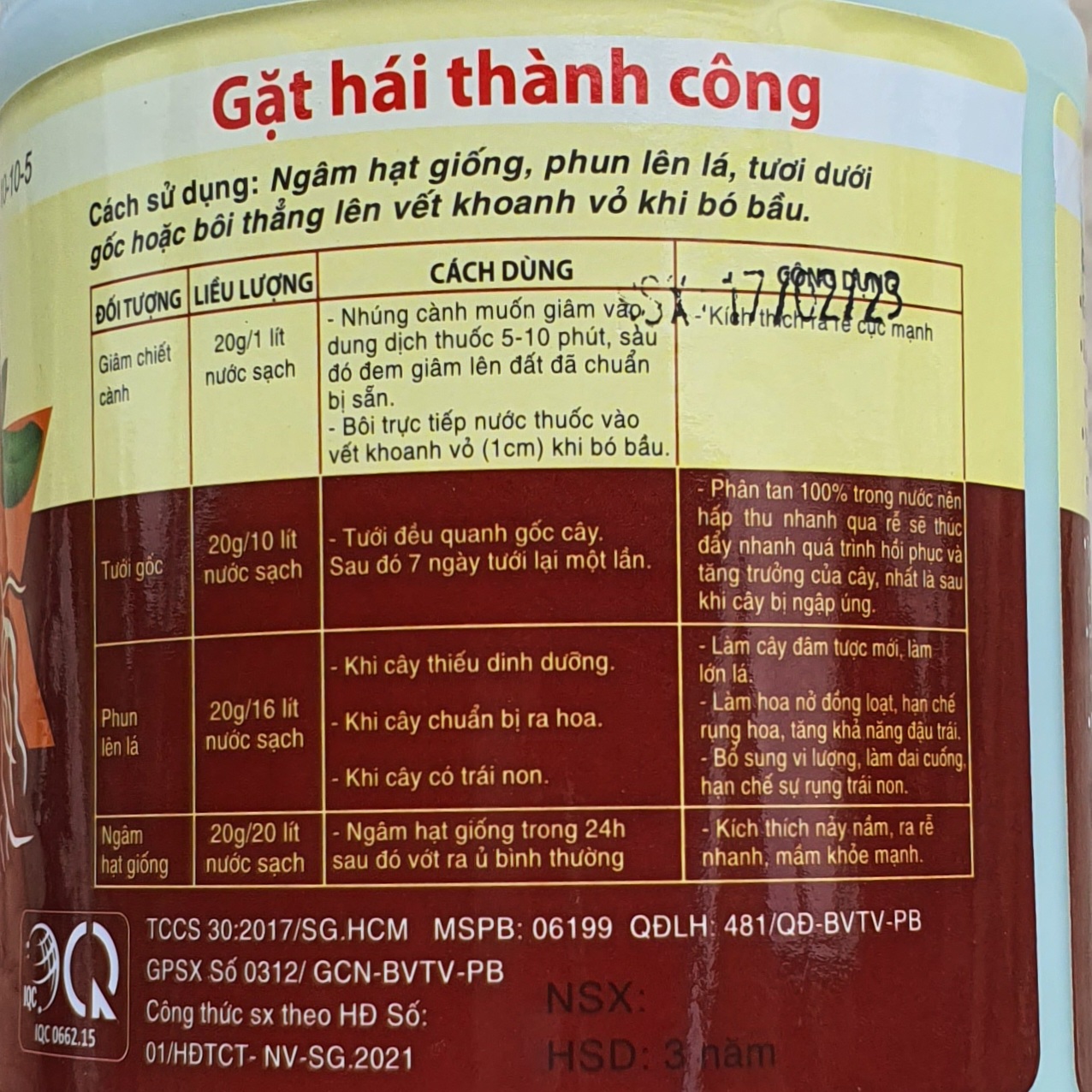 RA RỄ CỰC MẠNH💎 Phân bón Kích Rễ N3M (Hủ 500gr)💖 NAVAS