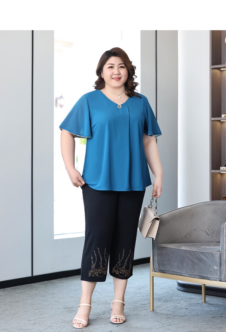 Áo kiểu vải lụa xịn bigsize cao cấp - BSl622