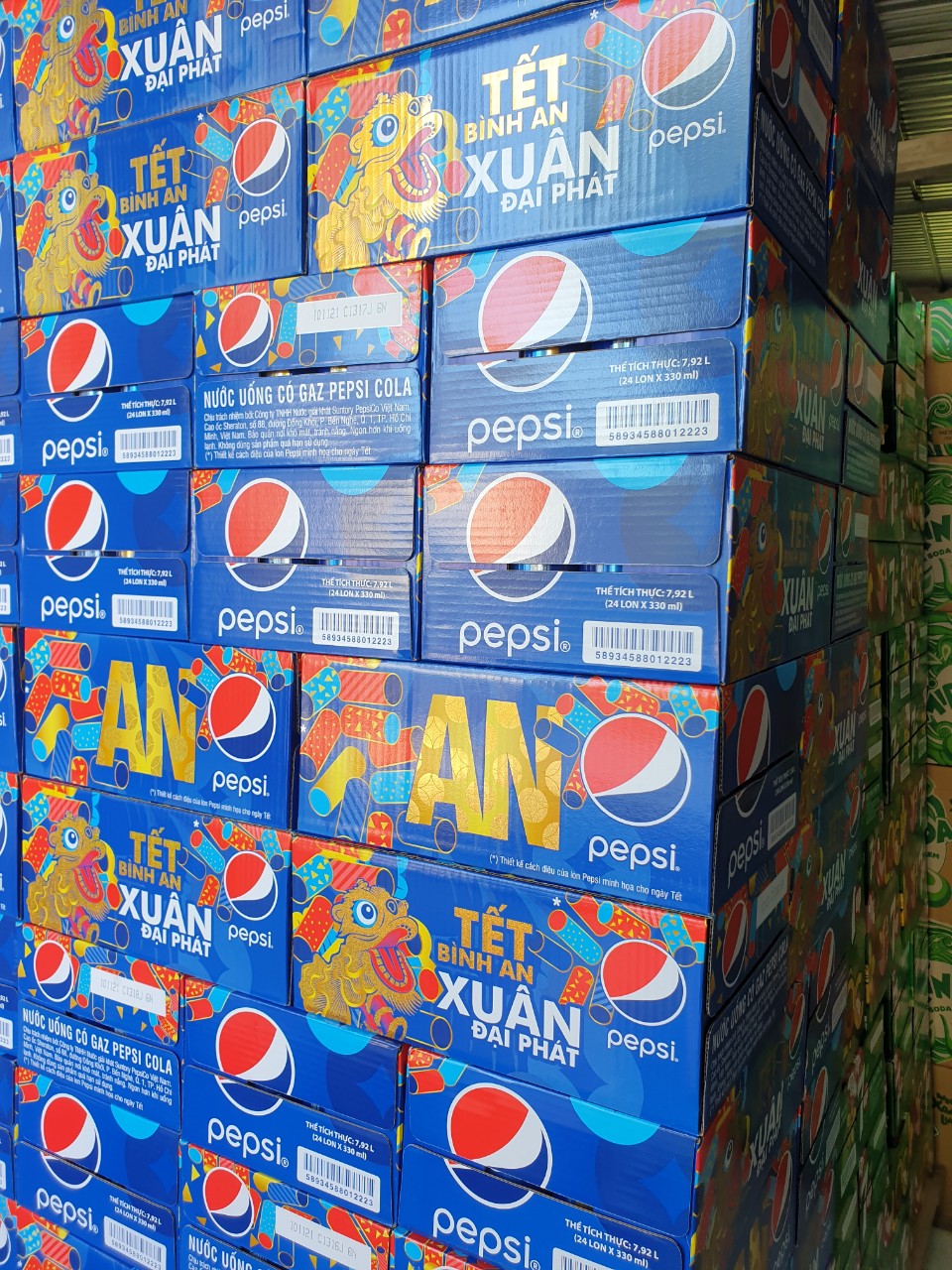 Thùng 24 Lon Pepsi 320ml
