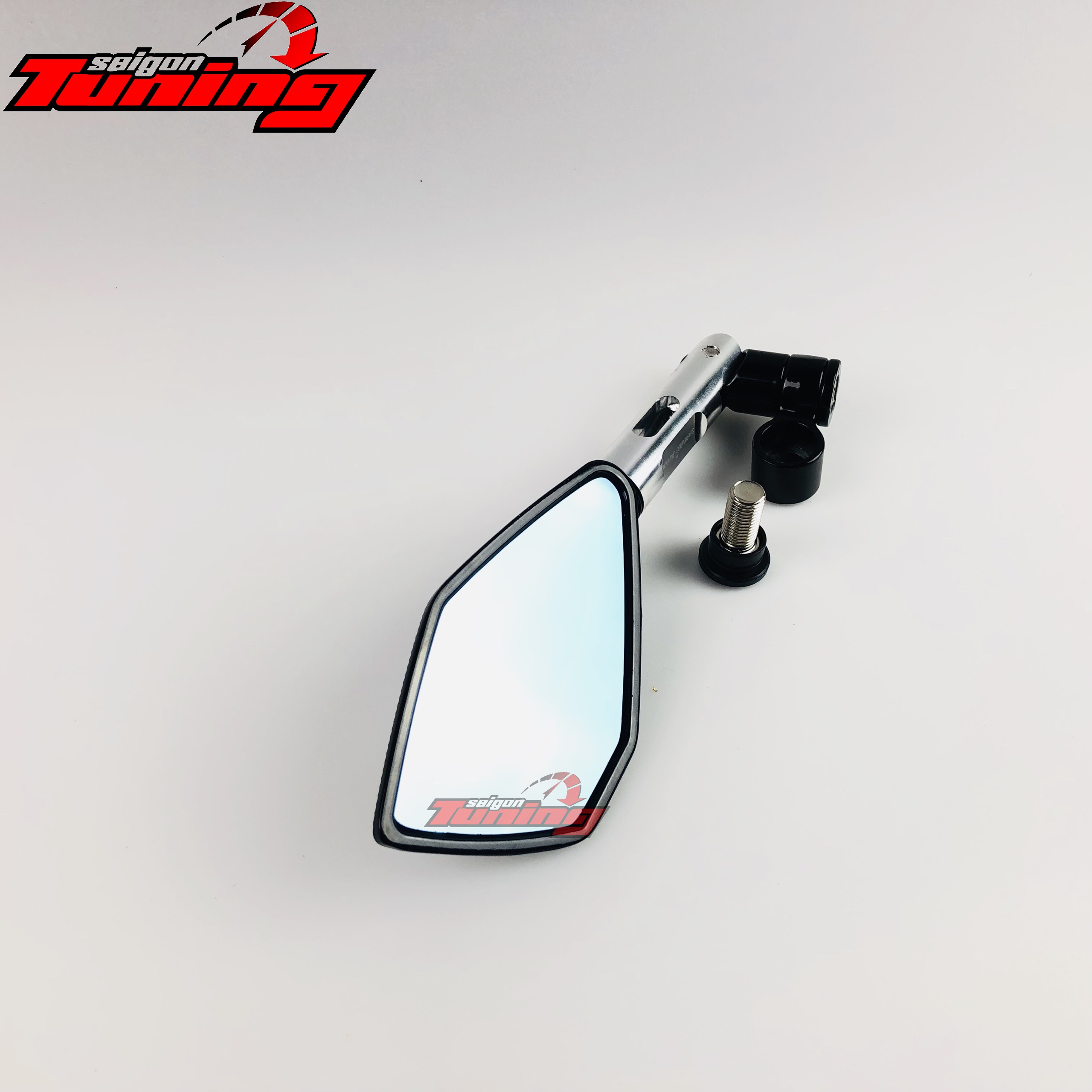 Kính ( gương) trái chiếu hậu - Màu bạc Silver  SaigonTuning