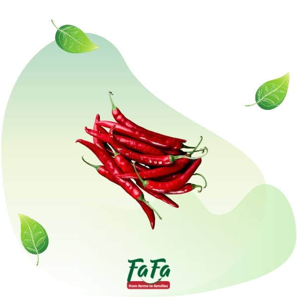 Ớt sừng đỏ FAFA 100gr/túi