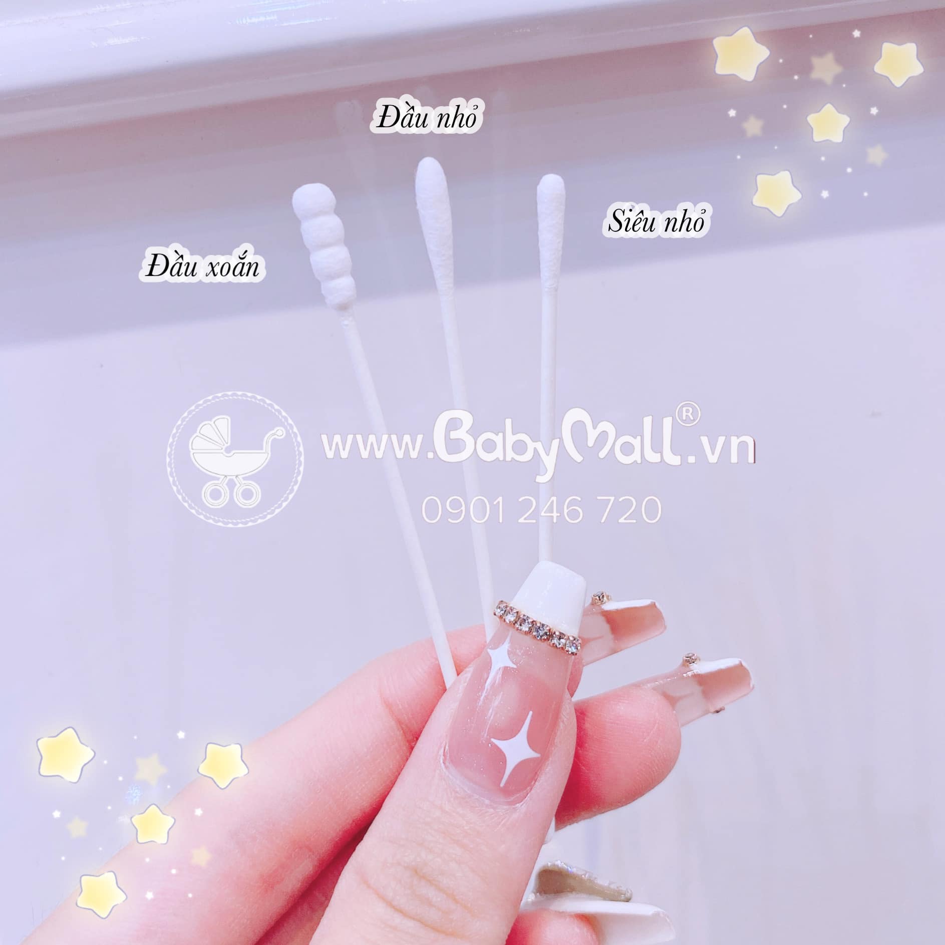Bông tăm Ikami Babymall.vn