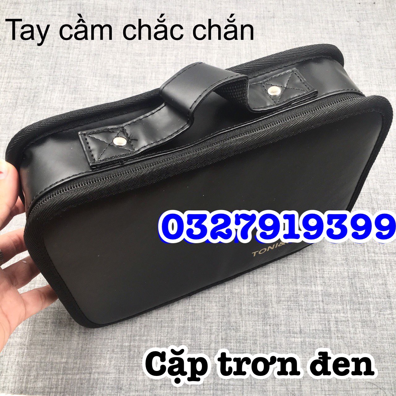 Tonyguy Barber Tool Bag A092 Large Size 34X25Cm with Simili Leather Strap Convenient for Barbers