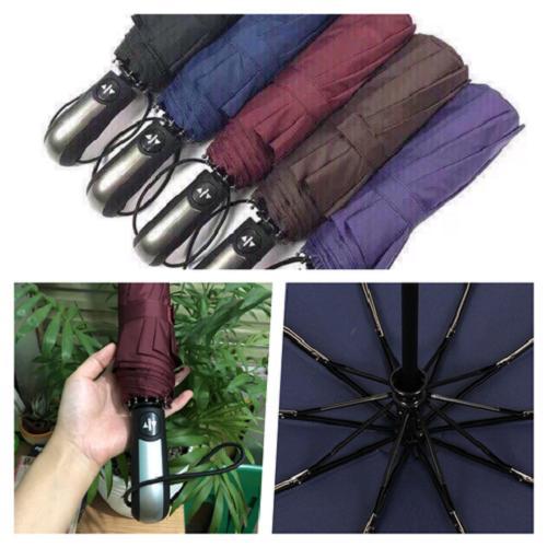 Dù gấp bấm 2 chiều tự động đóng và mở thông minh