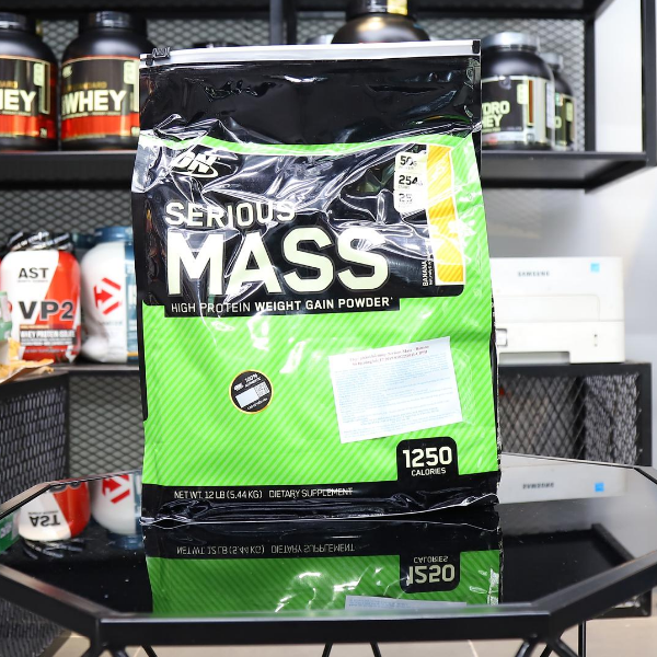Sữa Tăng Cân ON SERIOUS MASS Tăng Cân Tăng Cơ Bịch 12lbs (5.44kg)