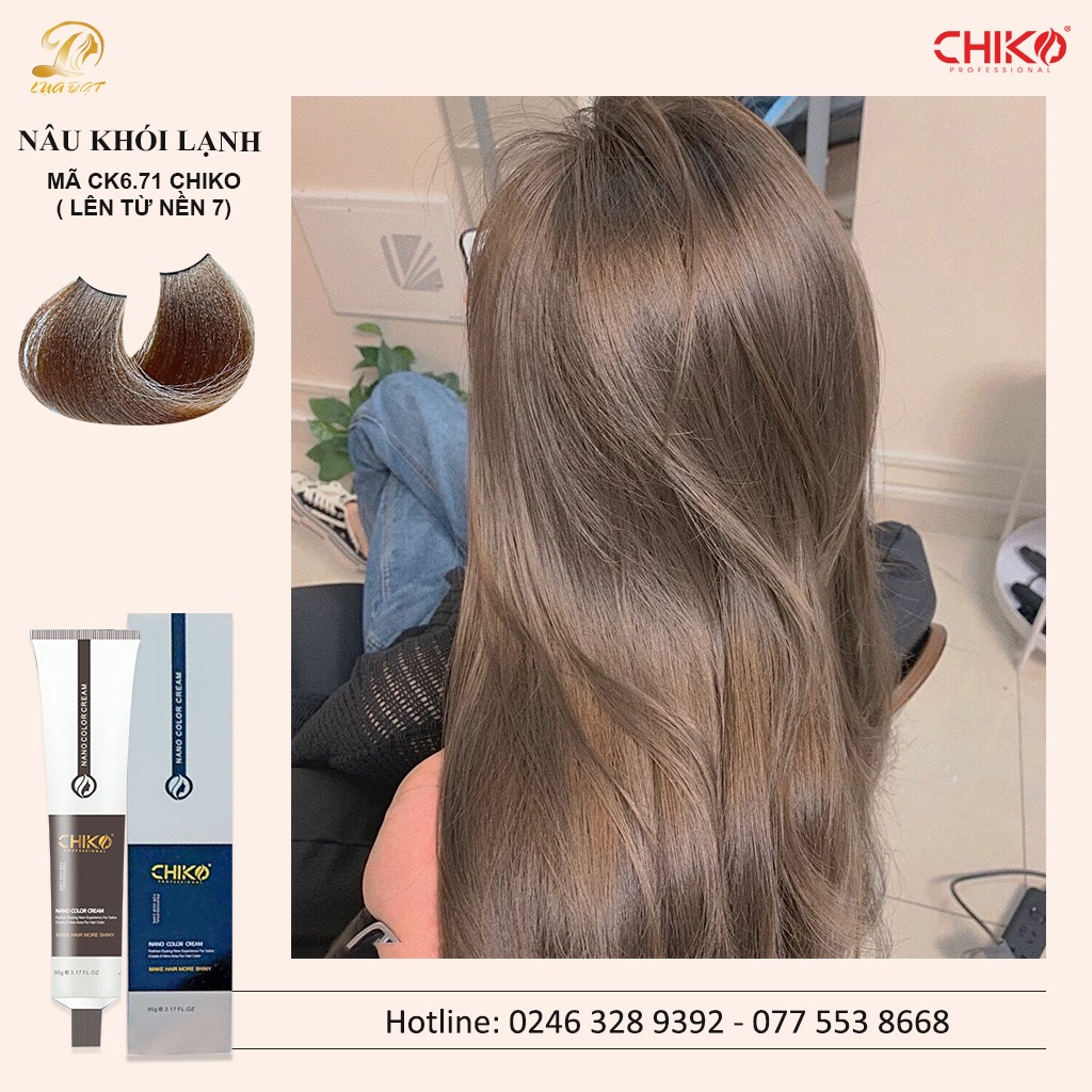 (GIÁ SỈ) Thuốc nhuộm tóc CHIKO màu thời trang không cần tẩy tóc (KHÔNG KÈM OXI TRỢ NHUỘM)