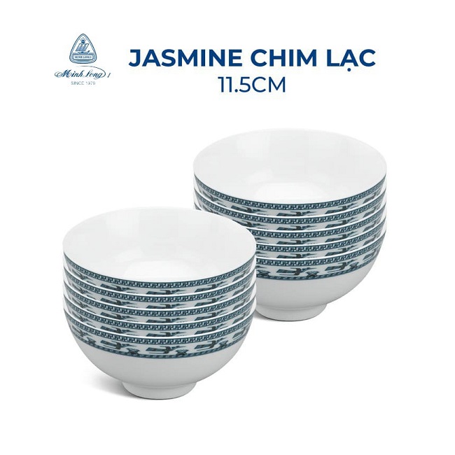 chén sứ Minh Long chim lạc - chén sứ minh long