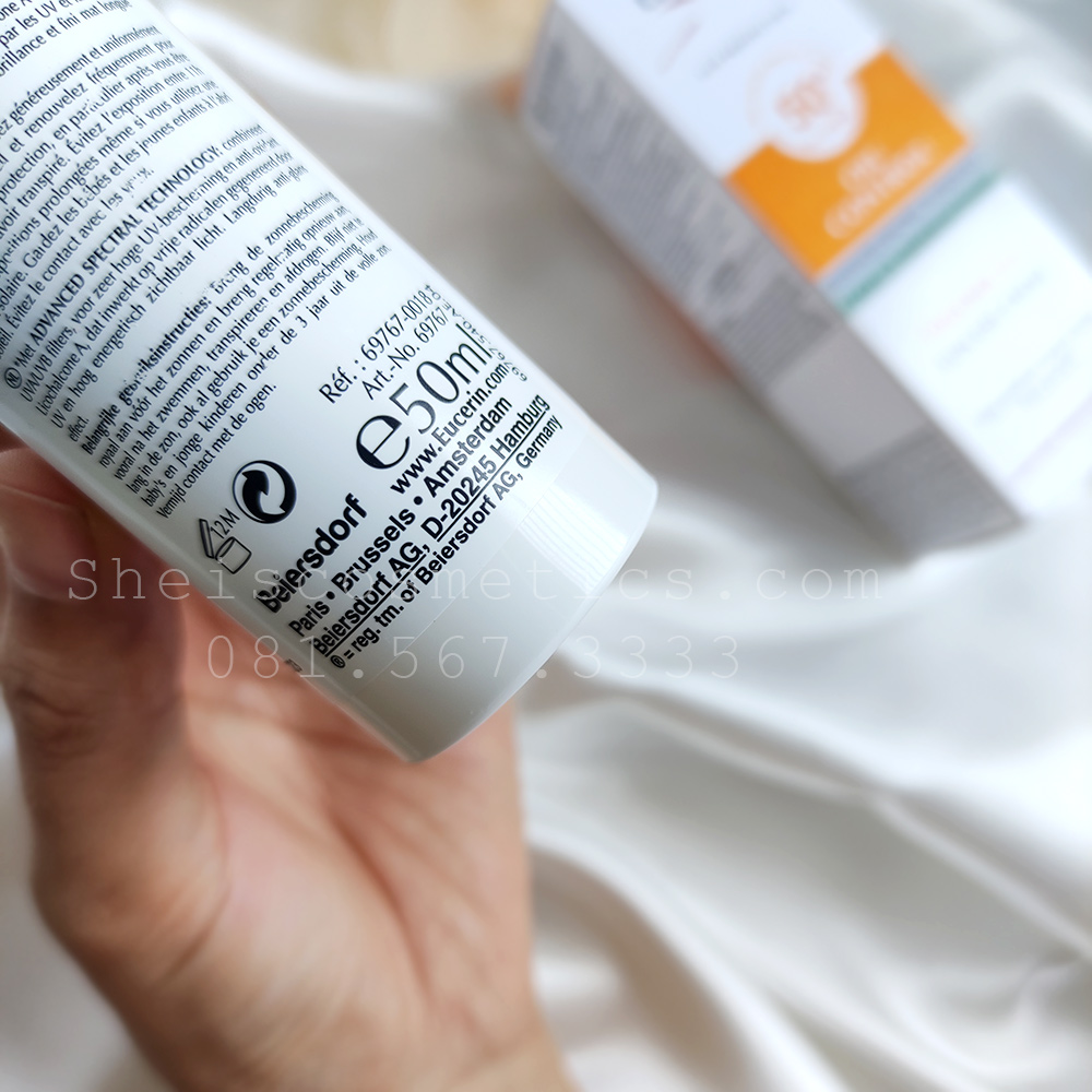 Kem chống nắng kiềm dầu Eucerin Oil Control Dry Touch SPF50+