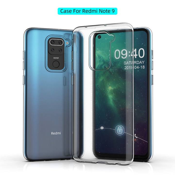 Ốp Lưng Silicon Trong Suốt Cho Xiaomi Redmi Note 9
