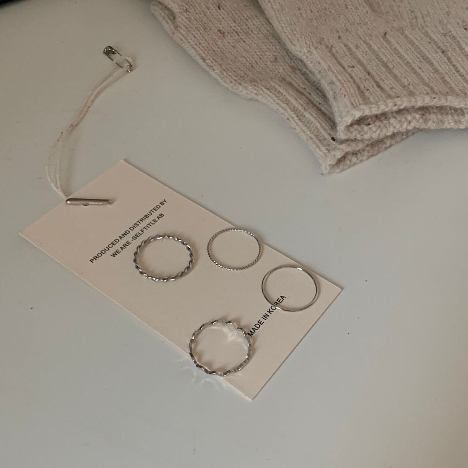 Nhẫn 4set ring Hàn Quốc Korea