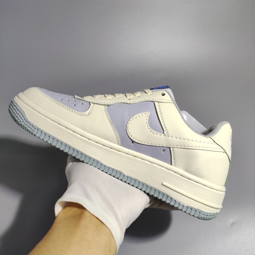 Giày Sneaker AF1 Khoai Môn, Giày thể thao Xanh Kem, Giày Air Force 1 Đủ Size Nam Nữ Full Box