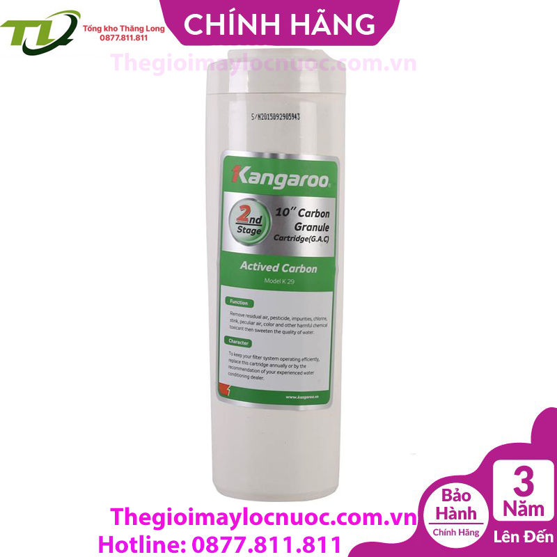Bộ lõi lọc nước kangaroo số 123