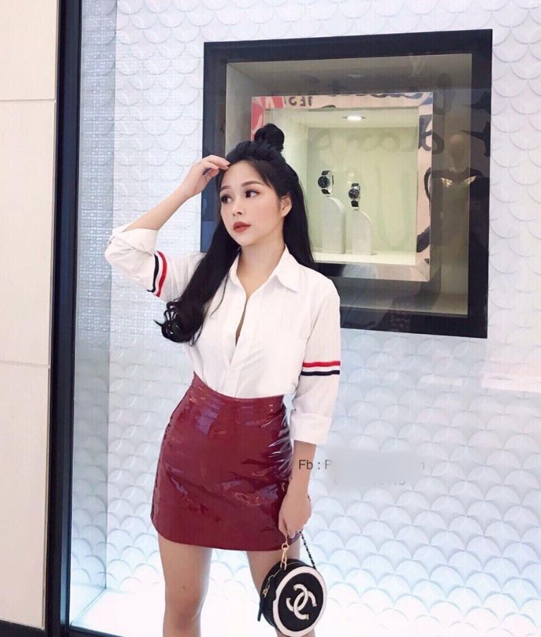 Áo sơ mi nữ sọc tay siêu hót