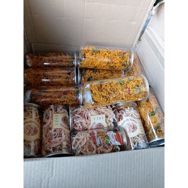 200GR MỰC XÉ SỢI HẤP NƯỚC DỪA LON PET