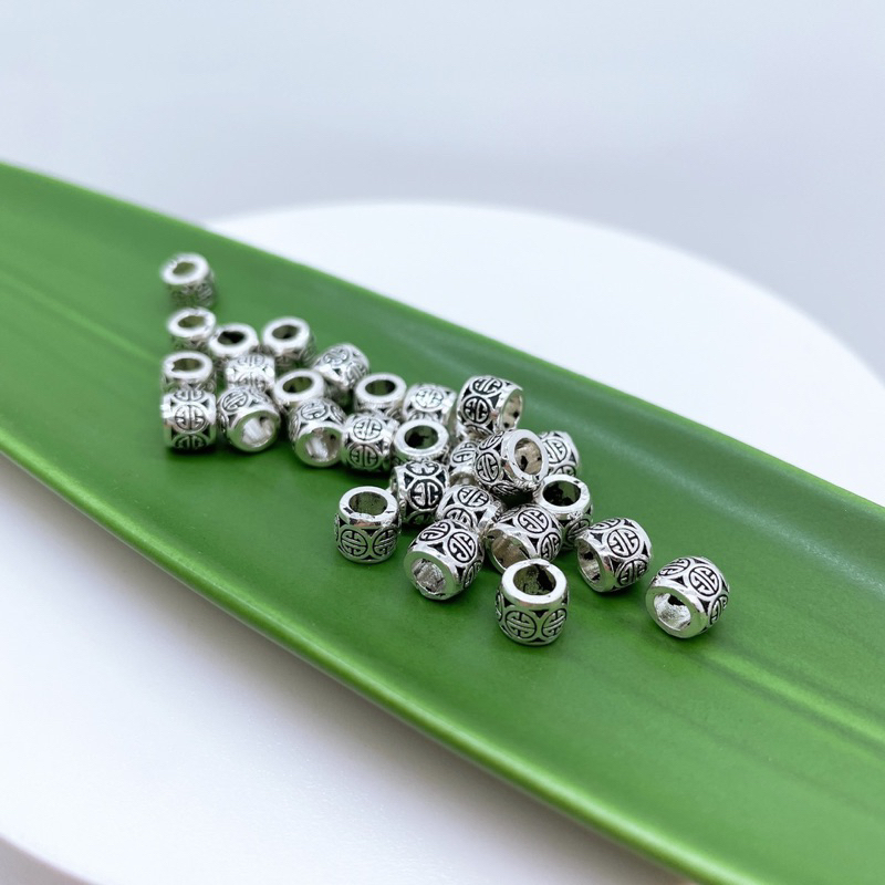[S925] Charm bạc Thái - bi bạc - MH006